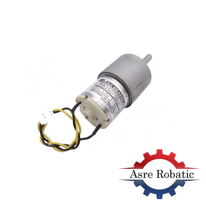 موتور گیربکس 12V-7.5RPM مدل RB350750 تایوانی